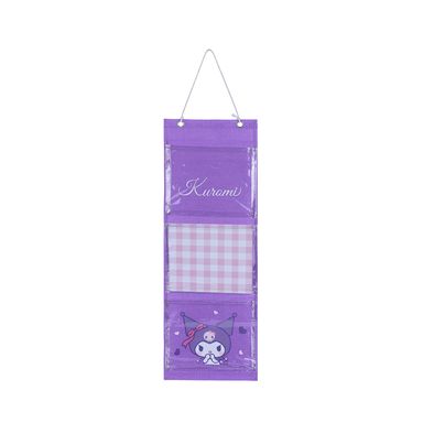 Organizador de tela colgante de 3 bolsillos kuromi morado sanrio -  Sanrio