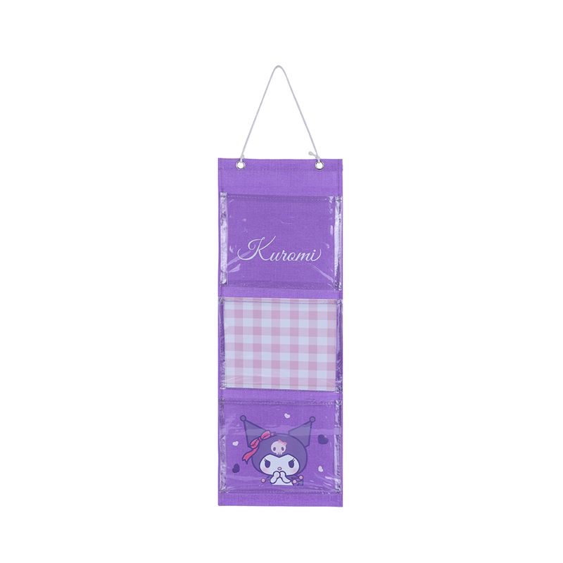 Organizador-de-tela-colgante-de-3-bolsillos-kuromi-morado-sanrio-Sanrio-1-19239