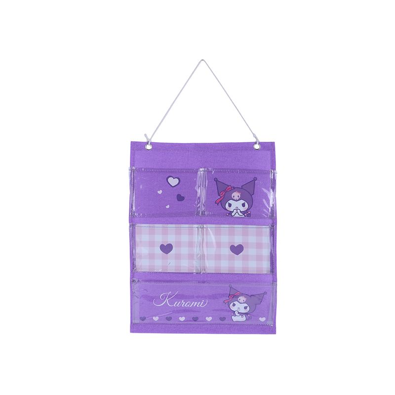 Organizador-de-tela-colgante-de-5-bolsillos-kuromi-morado-sanrio-Sanrio-1-19240