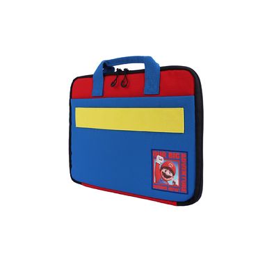 Mochila para laptop colección mario bros azul -  Mario Bros