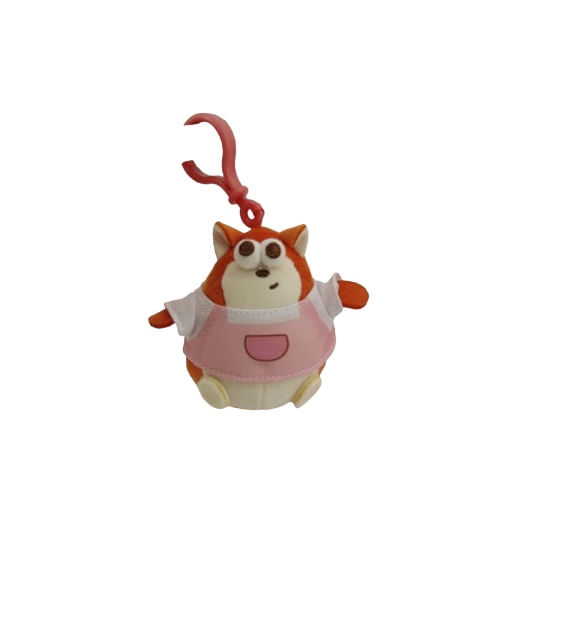 Llavero-fresa-serie-peluche-zorro-de-ropa-rosa-8cm-serie-dundun-Dundun-1-17215