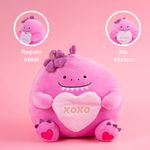 Peluche-coraz-n-dinosaurio-p-rpura-rojo-25-5cm-serie-mini-family-Mini-Family-Series-5-18432
