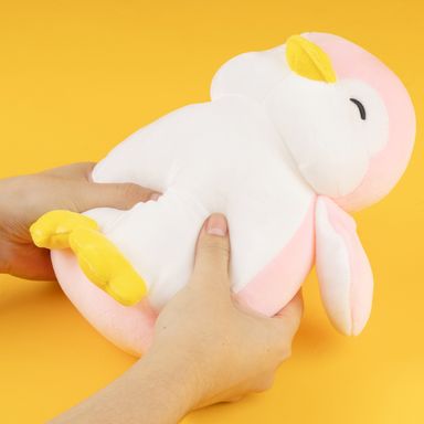 Peluche pingüino 23cm rosa serie mini family -  Mini Family