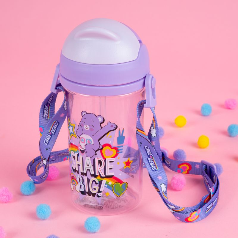 Vaso-de-pl-stico-de-la-colecci-n-care-bears-con-correa-para-el-hombro-400-ml-p-rpura-Care-Bears-2-19055