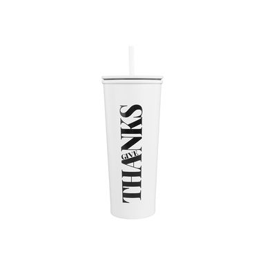 Tomatodo de acero inoxidable serie letters con sorbete 630 ml blanco -  Miniso