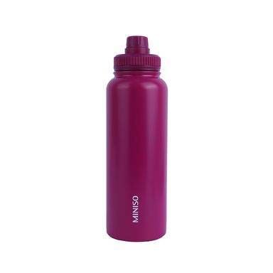 Vaso de acero inoxidable de mano de color solido 1400l fucsia -  Miniso