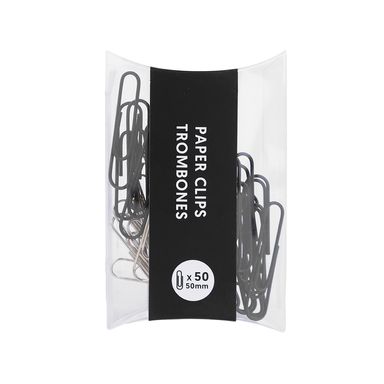 Clips 50mm 5cm serie black white -  Miniso