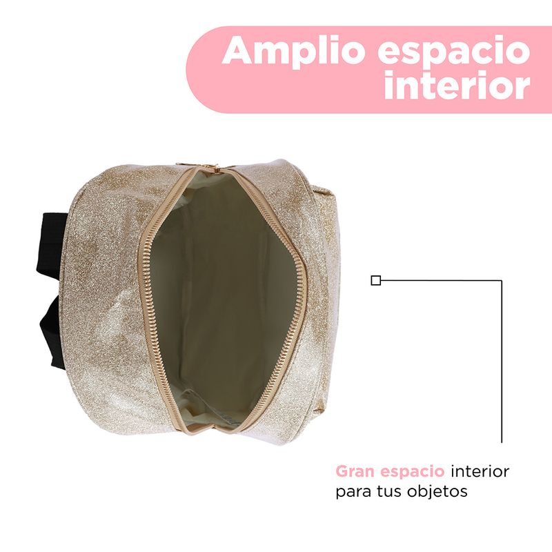 Mochila-de-moda-miniso-serie-moon-stars-glitter-dorado-Miniso-4-19332