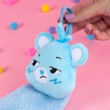 Toalla para manos colección care bears carita 3D azul -  Care Bears