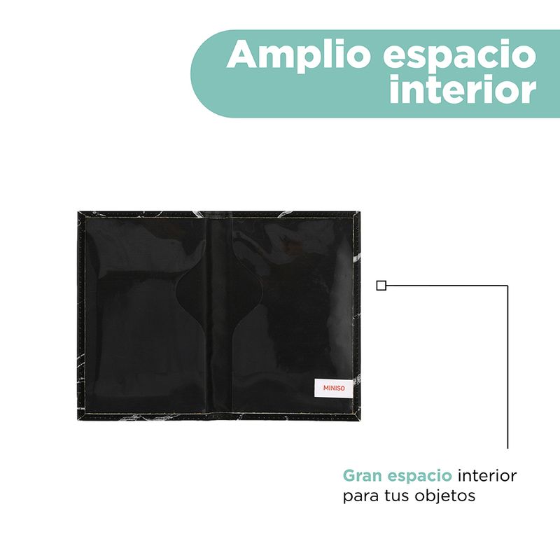 Porta-pasaporte-serie-black-white-marmoleado-negro-Miniso-5-19090