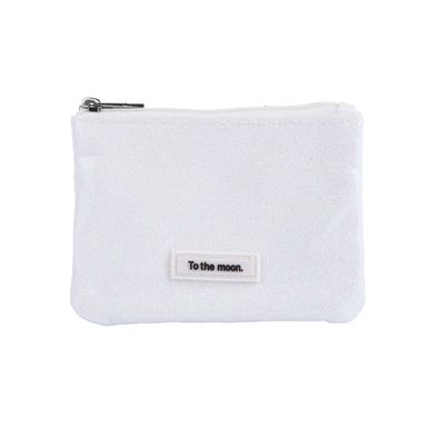 Monedero miniso serie moon & stars glitter blanco -  Miniso