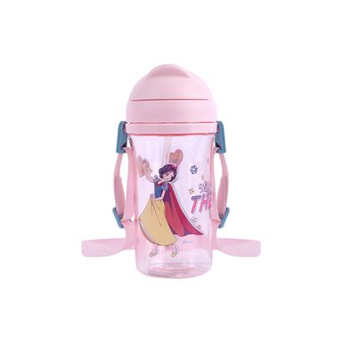 Tomatodo de plástico disney manga princess collection sorbete y correa para el hombro 400 ml rosa -  Princesas Manga