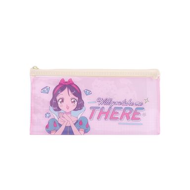Cartuchera de pvc con purpurina 20x10cm serie disney manga princess -  Princesas Manga