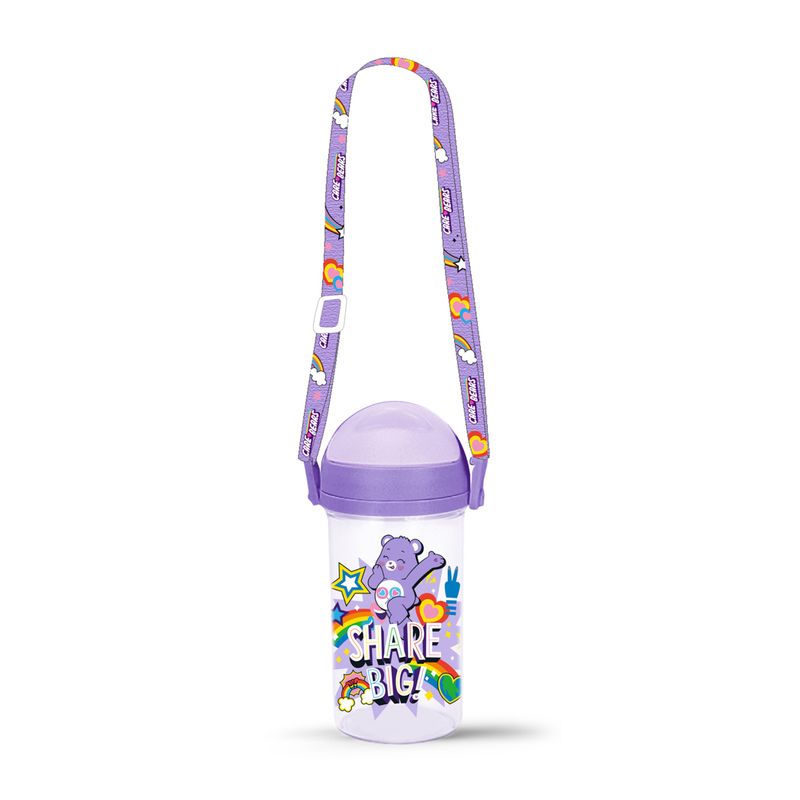 Vaso-de-pl-stico-de-la-colecci-n-care-bears-con-correa-para-el-hombro-400-ml-p-rpura-Care-Bears-1-19055
