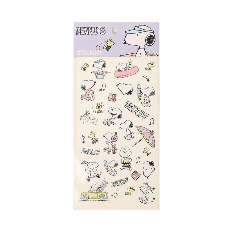 Stickers-summer-travel-collection-10x22cm-pegatinas-22cm-x-10cm-serie-snoopy-Snoopy-1-19148