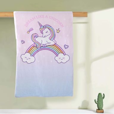 Toalla de baño miniso unicornio -  Miniso