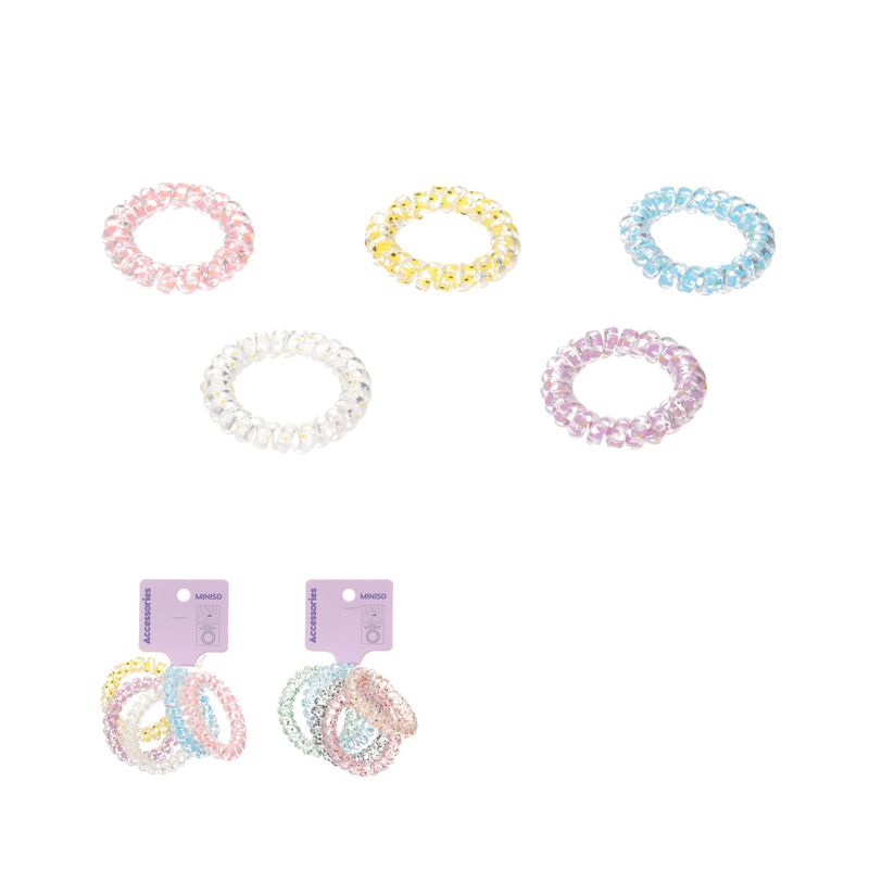 Ligas-para-cabello-en-espiral-miniso-glitter-y-flores-5-pzas-mix-de-colores-Miniso-1-17064