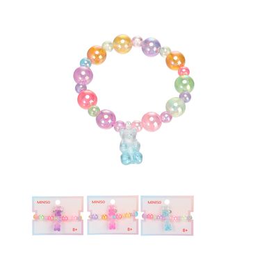 Set de pulsera y anillo miniso serie little gummy bear mix de colores -  Miniso