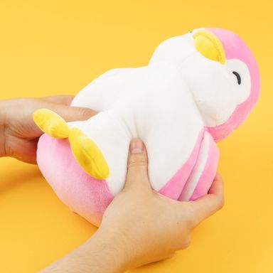 Peluche pingüino 23cm rosa barbie serie mini family -  Mini Family
