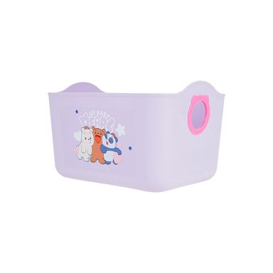 Cubo de almacenamiento de plástico de la colección we bare bears baby -  We Bare Bears
