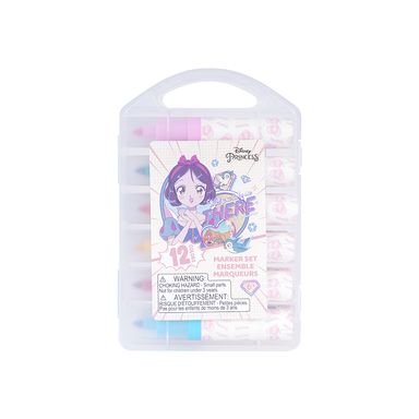 Plumón set de rotuladores 12 pzas serie disney manga princess -  Princesas Manga