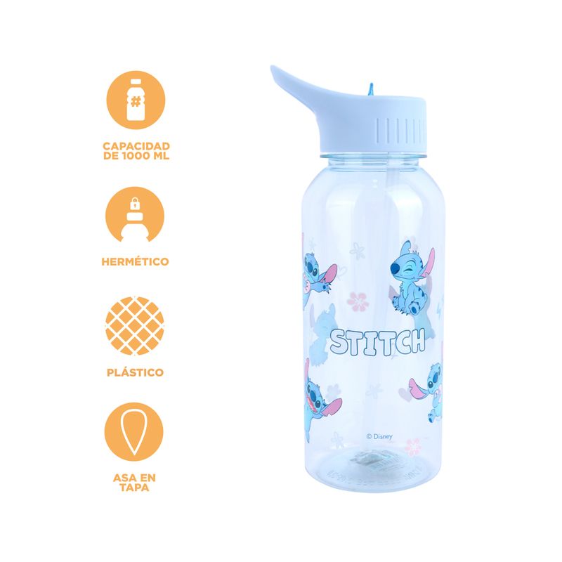 Vaso-de-pl-stico-disney-lilo-stitch-collection-con-asa-y-sorbete-1000-ml-stitch-azul-Lilo-Stitch-4-19393