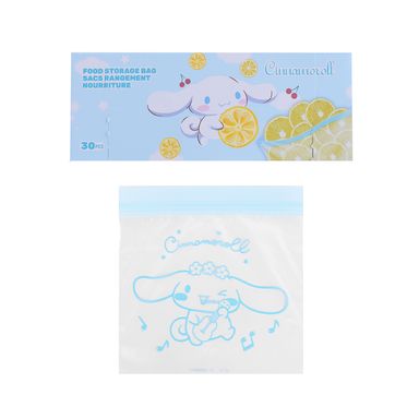 Bolsa de almacenamiento de alimentos resellables cinnamoroll talla S 30 pzas -  Sanrio