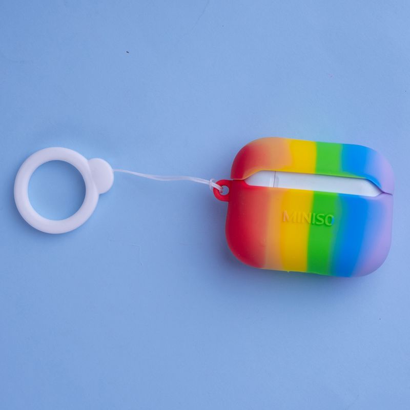 Estuche-protector-airpods-pro-1-serie-color-blocking-rainbow-miniso-Miniso-4-16405