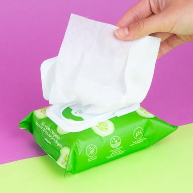 Q beauty toallitas limpiadoras faciales pepino 30 toallitas -  Miniso