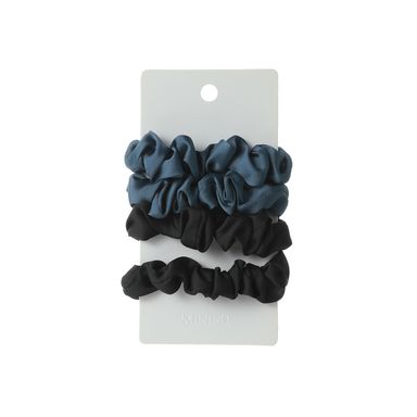 Dona para el cabello abanico de color miniso 5 pzas azul - Miniso