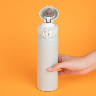 Tomatodo clásico con tapa abatible automática 450 ml -  Miniso