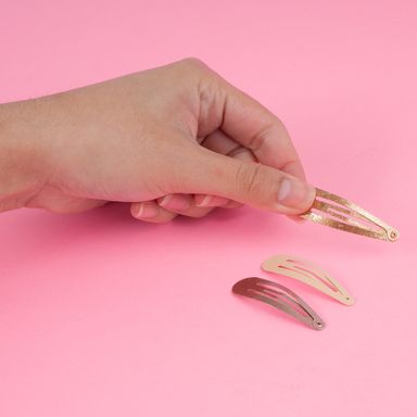 Set de broches para cabello miniso cucas dorado 8 pzas -  Miniso