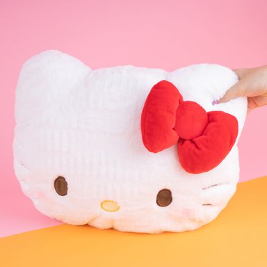 Almohadas y cojines con forma de cabeza hello kitty strawberry 29cm serie sanrio -  Sanrio