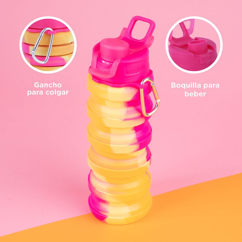 Vaso-de-pl-stico-de-silicona-plegable-serie-colorida-rosa-roja-Miniso-5-19604