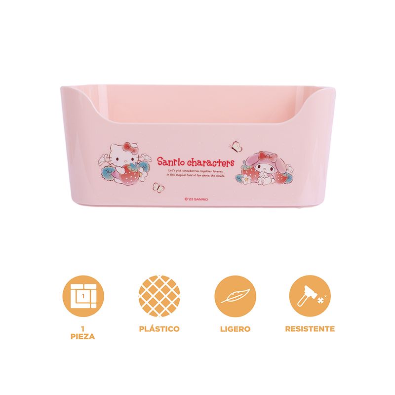 Organizador-de-pl-stico-sin-tapa-con-personajes-de-sanrio-colecci-n-strawberry-rosa-Sanrio-3-19617