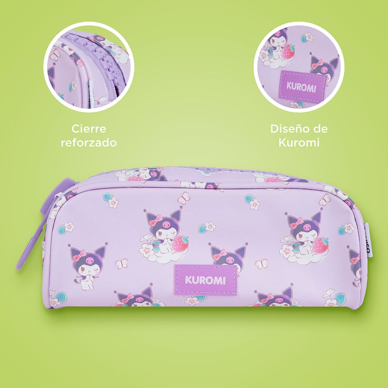 Cartuchera-big-zipper-strawberry-kuromi-21cm-serie-sanrio-Sanrio-6-19649