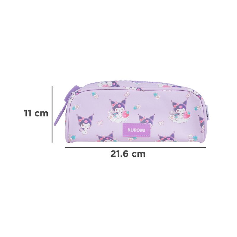 Cartuchera-big-zipper-strawberry-kuromi-21cm-serie-sanrio-Sanrio-8-19649