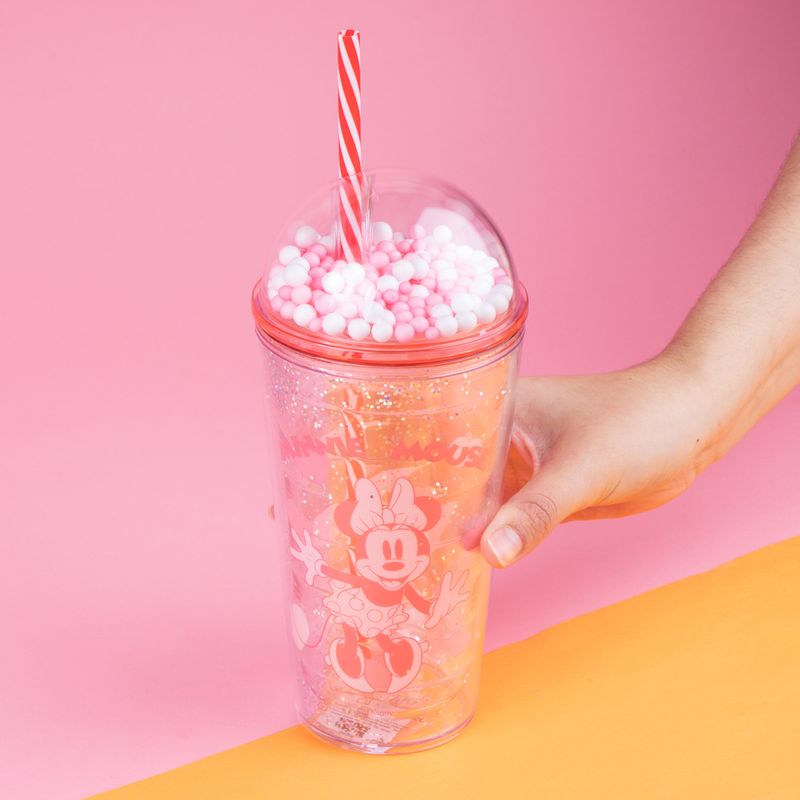 Vaso-de-pl-stico-disney-mickey-mouse-collection-de-doble-pared-con-sorbete-600-ml-minnie-rosa-Disney-2-19656