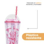Vaso-de-pl-stico-disney-mickey-mouse-collection-de-doble-pared-con-sorbete-600-ml-minnie-rosa-Disney-6-19656