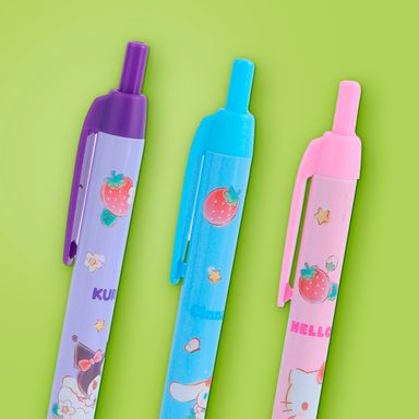 Lapicero retractil strawberry 3 modelos surtidos pdq 14cm serie sanrio -  Sanrio