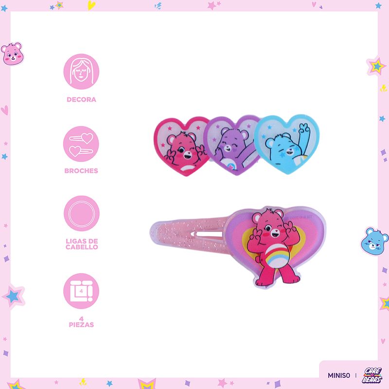Set-de-accesorios-para-cabello-colecci-n-care-bears-4-pzas-Care-Bears-3-19723