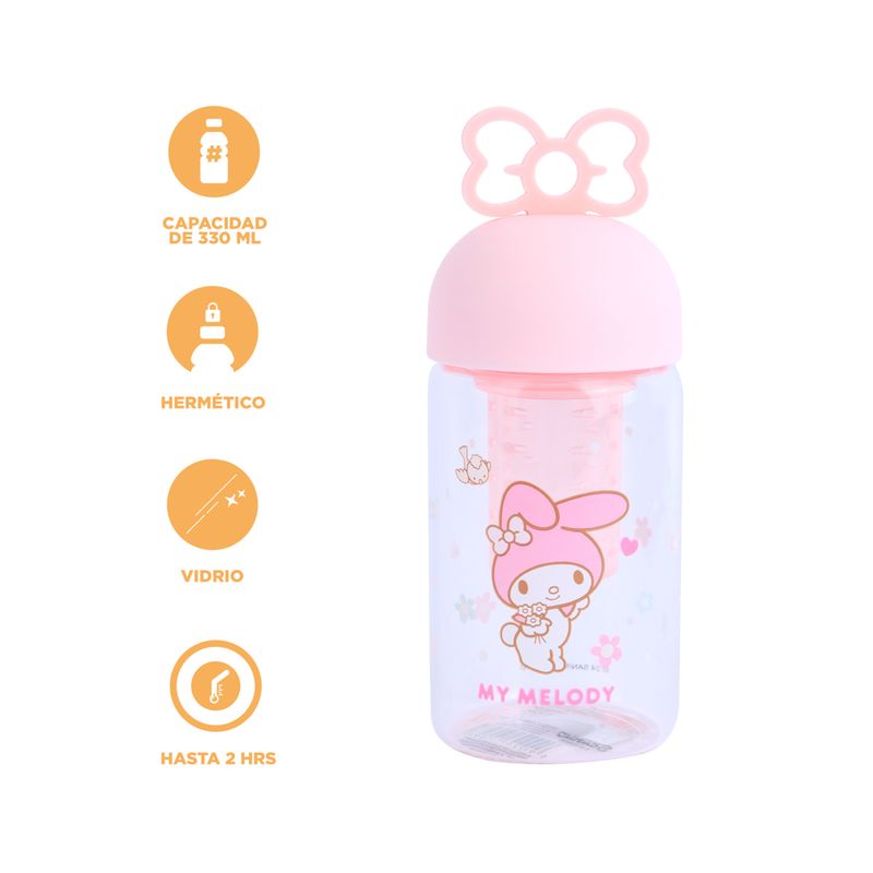 Tomatodo-de-vidrio-con-colador-de-personajes-de-sanrio-330-ml-my-melody-rosa-Sanrio-4-19803