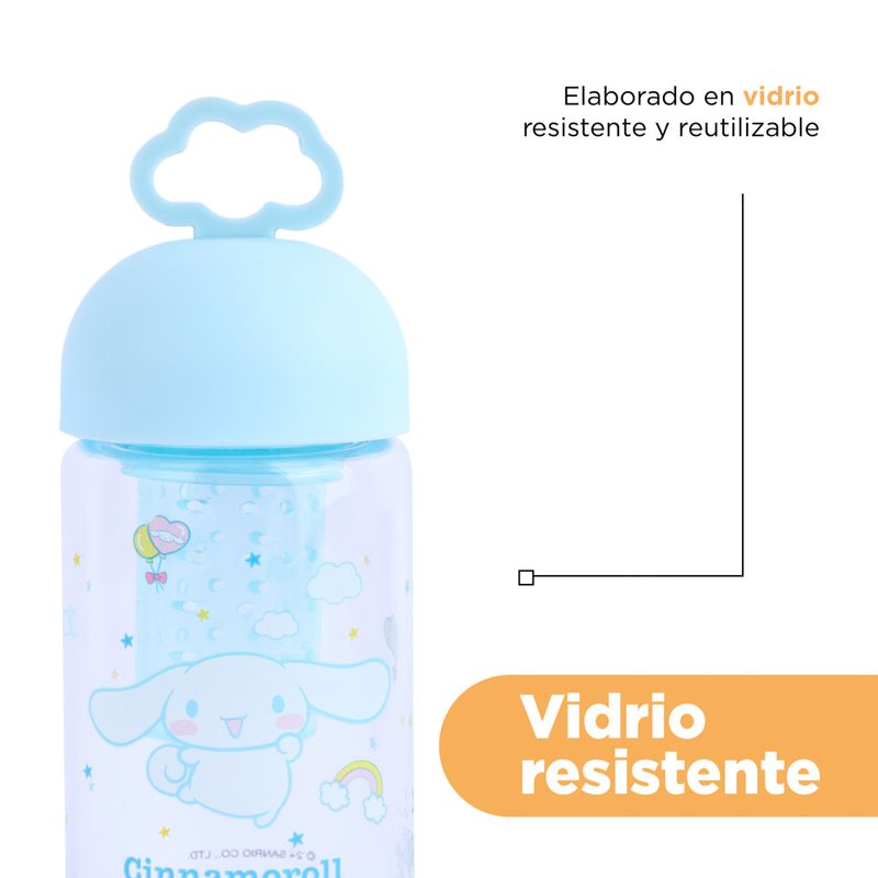 Tomatodo-de-vidrio-con-colador-de-personajes-de-sanrio-330-ml-cinnamoroll-azul-Sanrio-7-19804