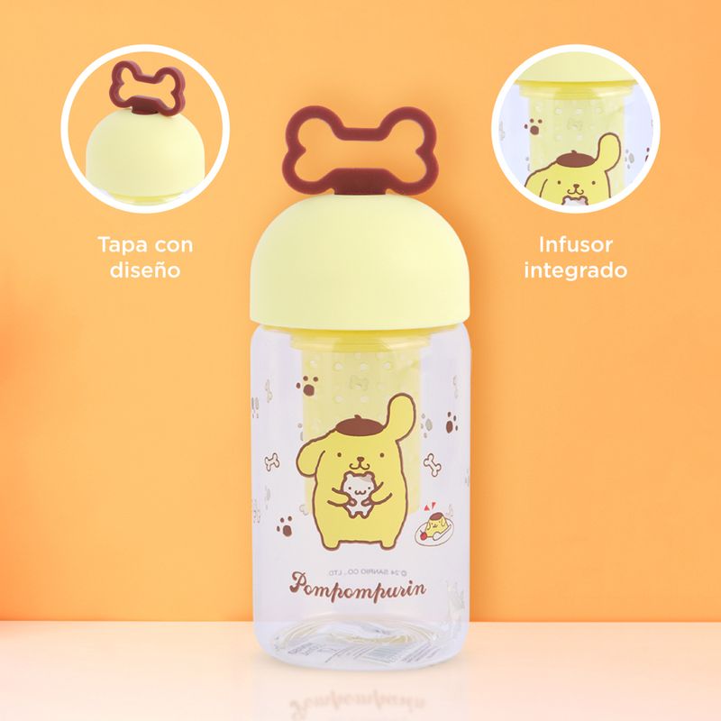 Tomatodo-de-vidrio-con-colador-personajes-de-sanrio-330-ml-pompompurin-amarillo-Sanrio-6-19805