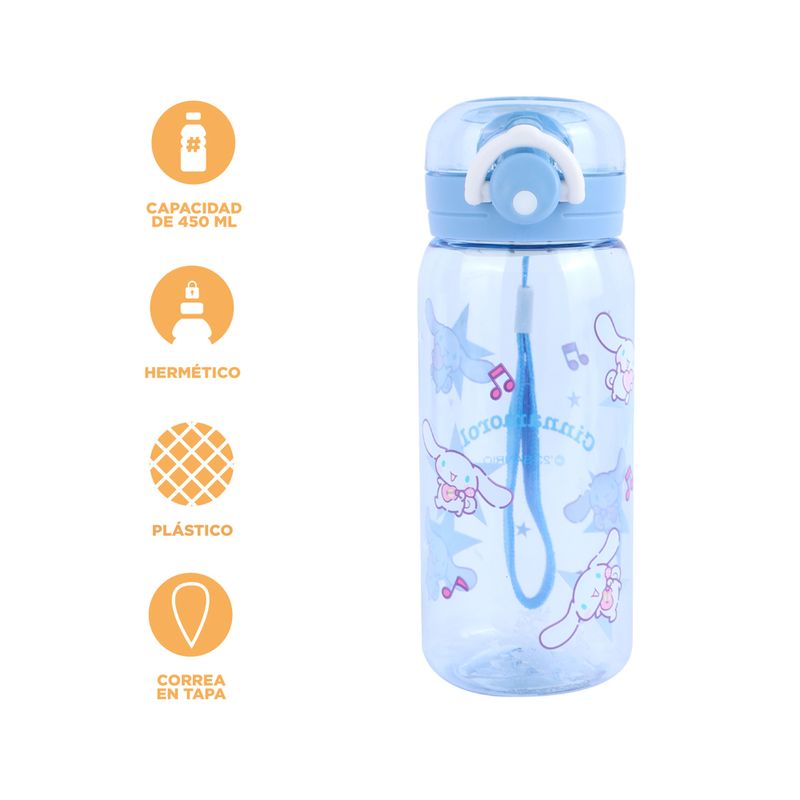 Vaso-de-pl-stico-con-correa-de-personajes-de-sanrio-450-ml-cinnamoroll-azul-Sanrio-4-19807