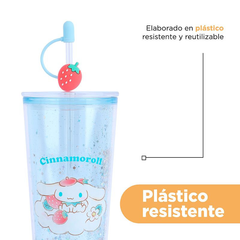 Vaso-de-pl-stico-de-doble-pared-con-sorbete-colecci-n-strawberry-personajes-sanrio-800ml-cinnamoroll-Sanrio-6-19808