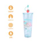 Vaso-de-pl-stico-de-doble-pared-con-sorbete-colecci-n-strawberry-personajes-sanrio-800ml-twins-Sanrio-4-19810