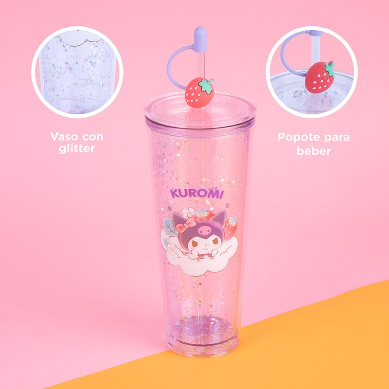 Vaso-de-pl-stico-de-doble-pared-con-sorbete-colecci-n-strawberry-personajes-sanrio-800ml-kuromi-Sanrio-5-19812