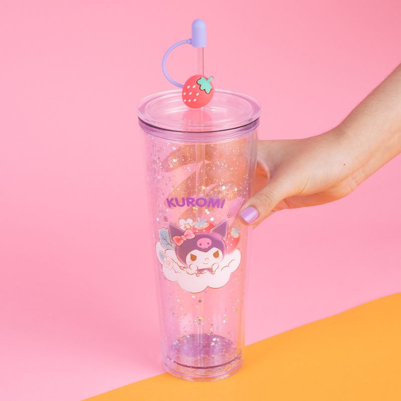 Vaso-de-pl-stico-de-doble-pared-con-sorbete-colecci-n-strawberry-personajes-sanrio-800ml-kuromi-Sanrio-7-19812