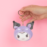 Llavero-de-peluche-con-gorro-de-rat-n-kuromi-7cm-sanrio-Sanrio-2-19402